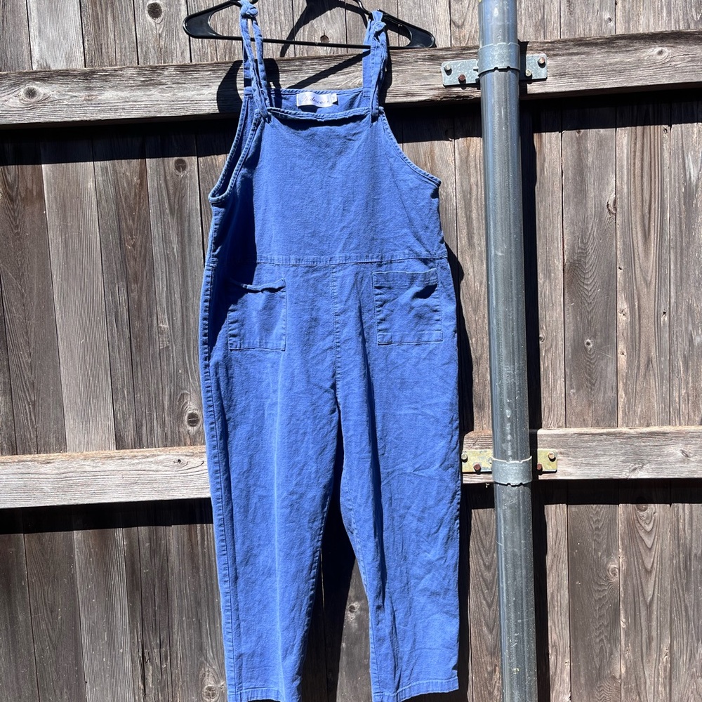 Blue overalls